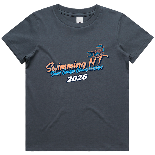 2026 Swimming NT SC Names T-Shirt - Blue