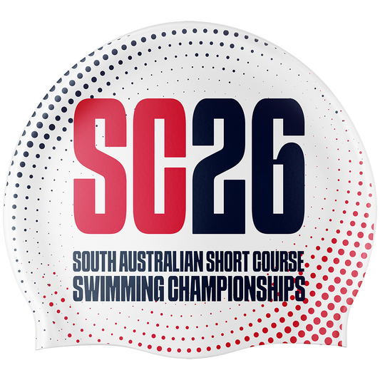 2026 SA SC Championship Swim Cap - White
