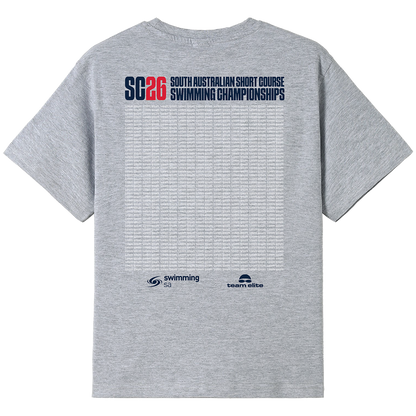 2026 SA SC Championship Names T-Shirt - Grey Marl
