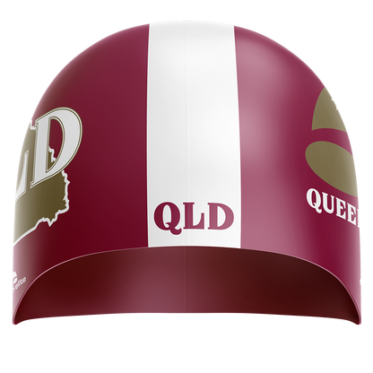 Queenslander Swim Cap - Maroon