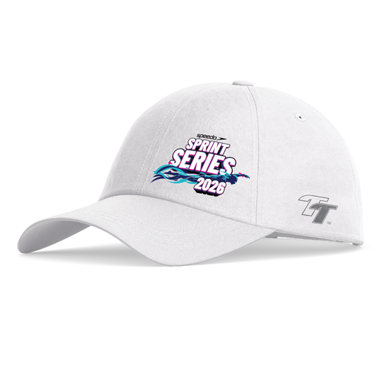 2026 SNSW Speedo Sprint Series Lightweight Sports Cap - White