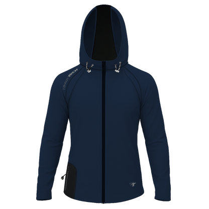 TeamTech Performance Zip Hoodie - Navy