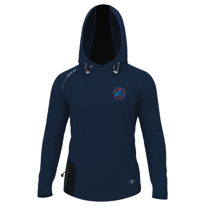 Lake Kurwongbah TeamTech Performance Hoodie - Navy