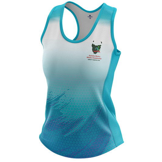 AMA Cool Dry Racer Back Singlet - Ladies