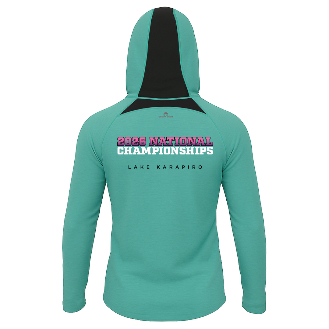 2026 NZDBA Championship Performance Hoodie - Teal