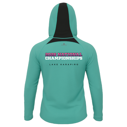 2026 NZDBA Championship Performance Hoodie - Teal