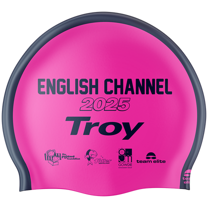 Troy Fidler English Channel Swim 2025 - Swim Cap