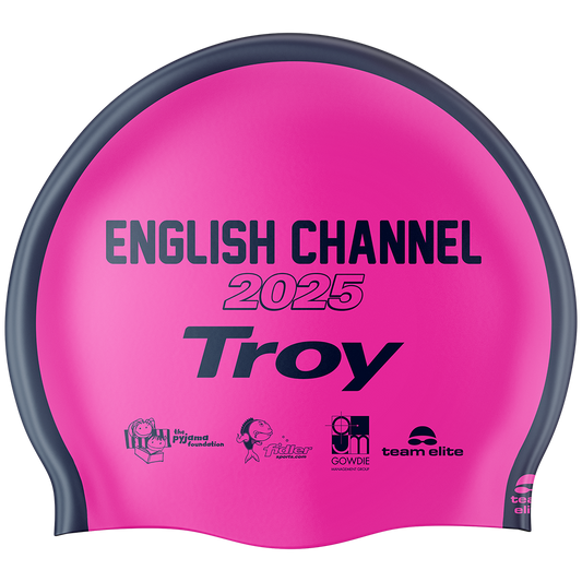 Troy Fidler English Channel Swim 2025 - Swim Cap