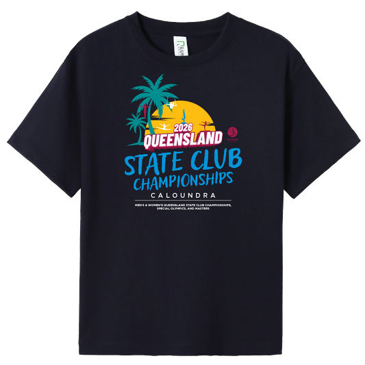 2026 GQ State Club Championship Names T-Shirt - Navy