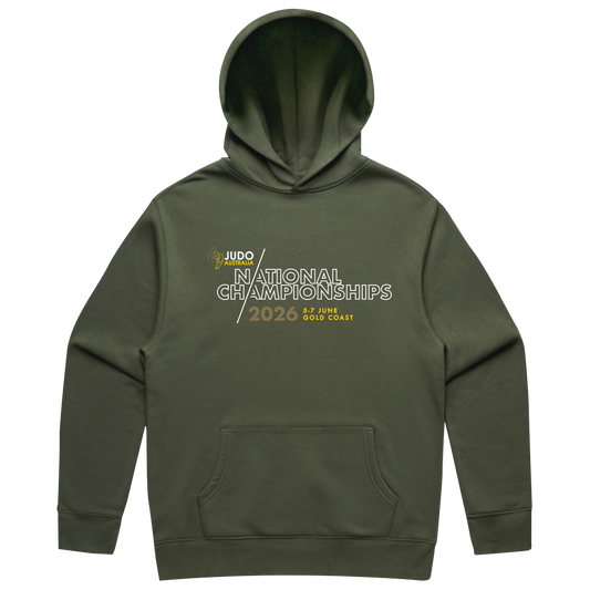 2026 Judo Australia Championship Hoodie - Army