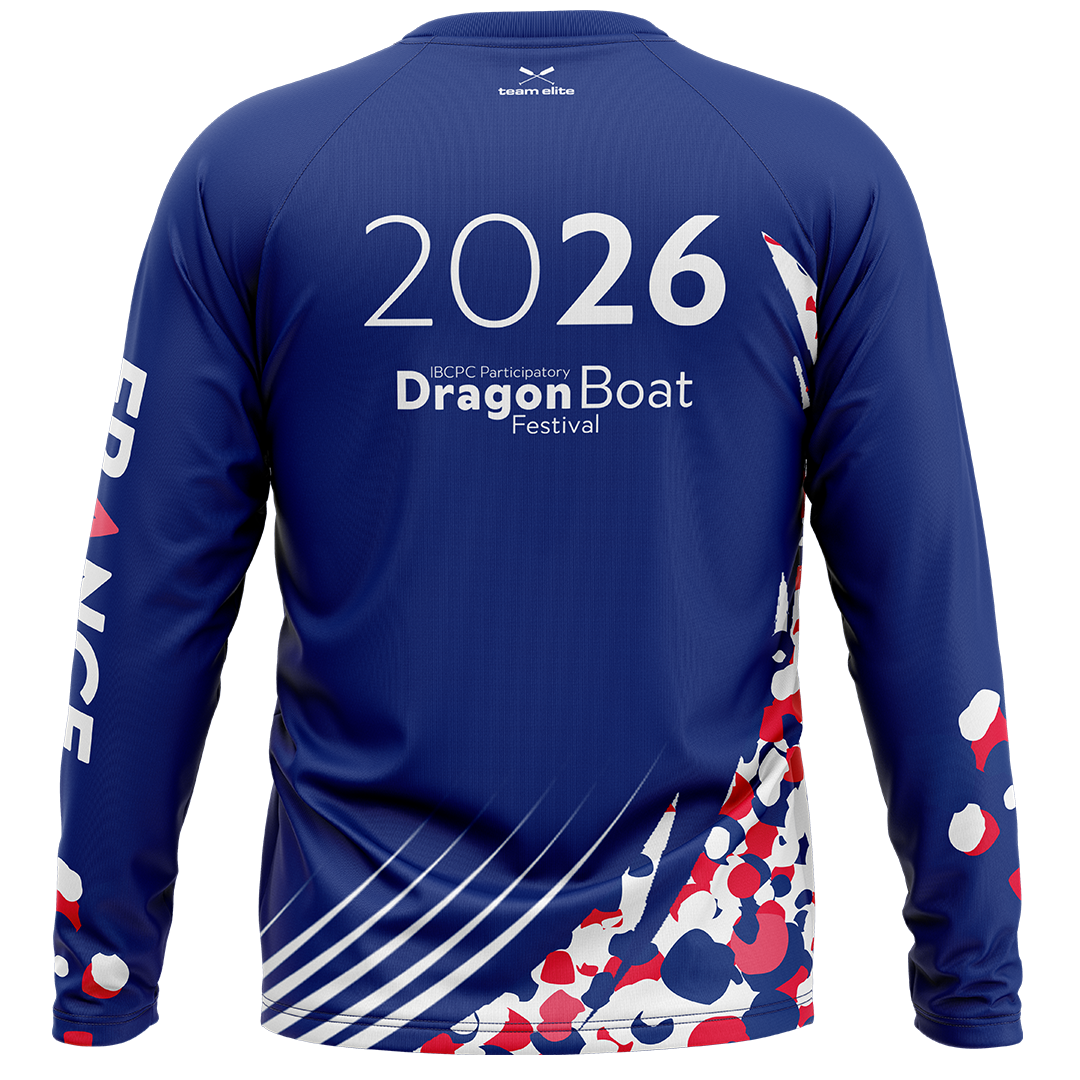 2026 FRANCE IBCPC Chemise unisexe à manches longues [Unisex Long-sleeve Shirt] - Bleu