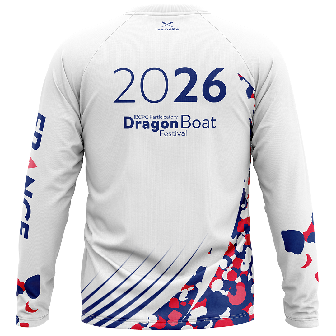 2026 FRANCE IBCPC Chemise unisexe à manches longues [Unisex Long-sleeve Shirt] - Blanc