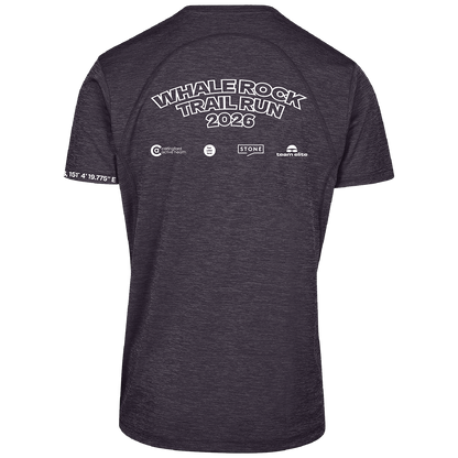 Whale Rock Performance T-Shirt - Dark Marl
