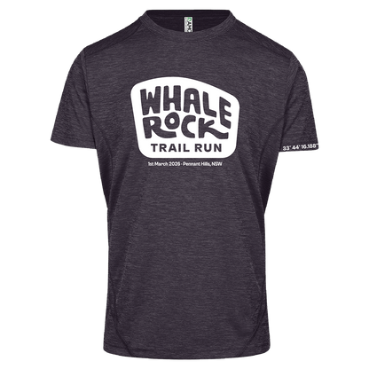 Whale Rock Performance T-Shirt - Dark Marl