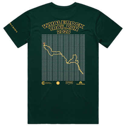 Whale Rock Names T-Shirt - Forest Green