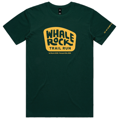 Whale Rock Names T-Shirt - Forest Green
