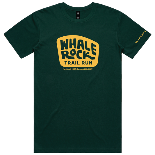 Whale Rock Names T-Shirt - Forest Green