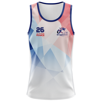 2026 FRANCE IBCPC Débardeur dos nu [Full Back Singlet] - Classique