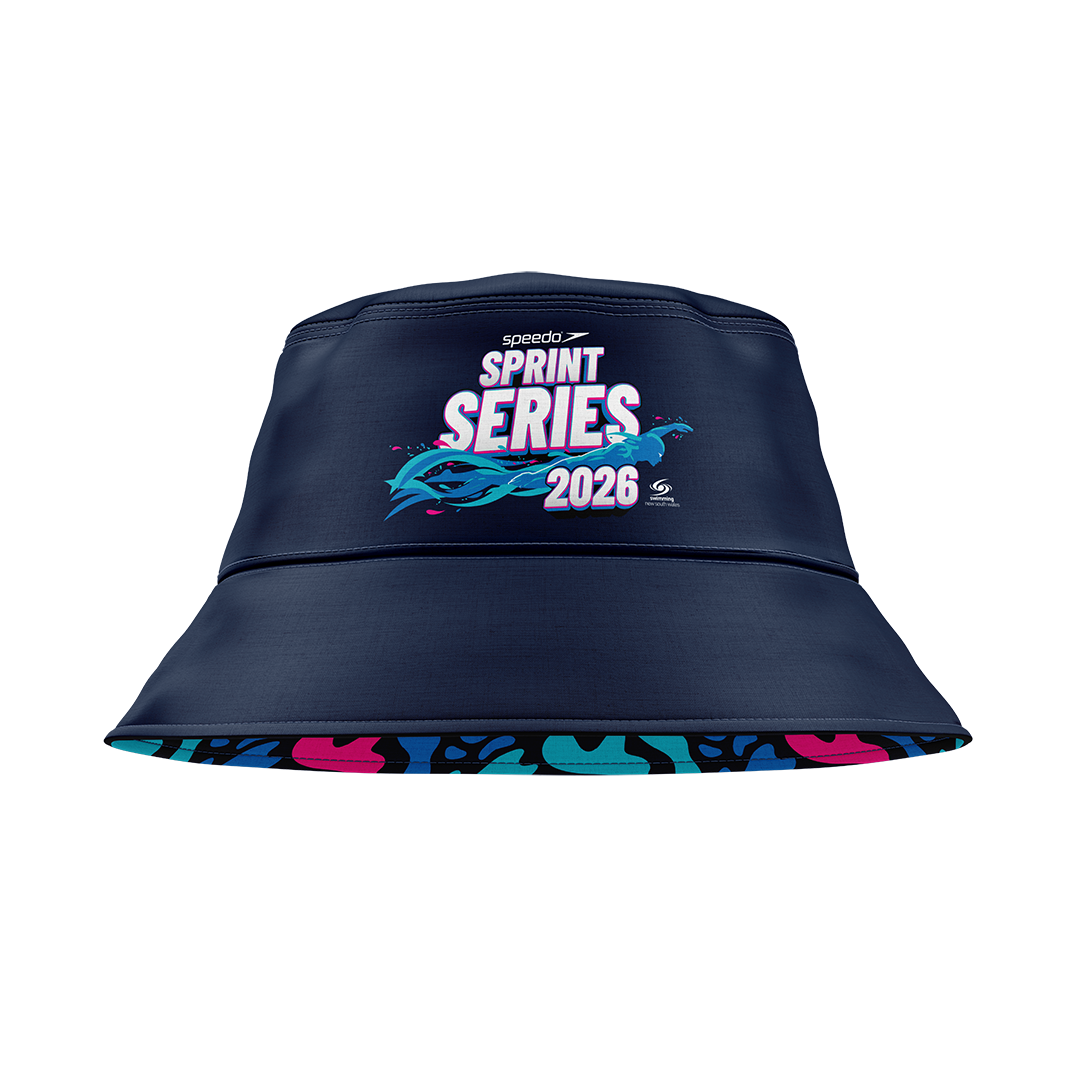 2026 SNSW Speedo Sprint Series Reversible Bucket Hat