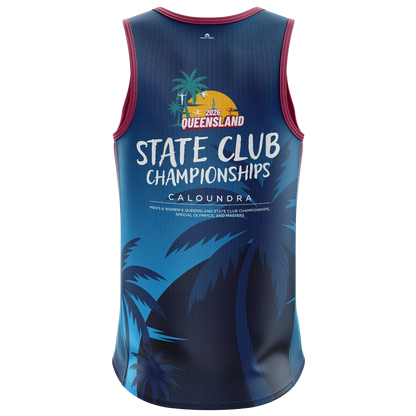 2026 GQ State Club Championship Unisex Singlet - Blue